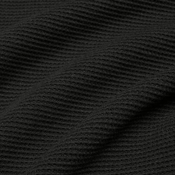 Aritiza TNA Black Wafflex Wide Leg Drawstring Lounge Pants - Picture 3 of 9